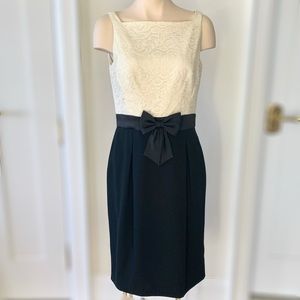 Gorgeous black and white BADGLEY MISCHKA short dress